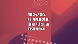 Tüm cihazlarda kullanabileceğiniz Türkçe ve ücretsiz görsel editörü; Photopea