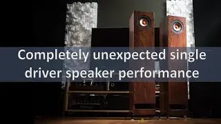 Sibelius speakers review. Finally a single driver speaker I like!