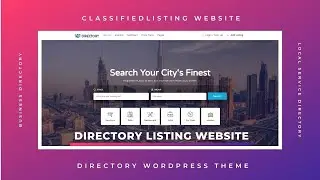 Directory Listing Website | Classified Listing Multipurpose Website | Directory Box WordPress Theme