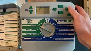 Hunter Pro C Irrigation Controller Programming