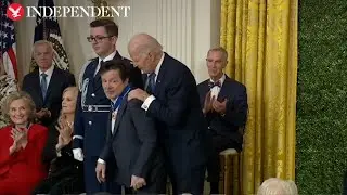 Michael J  Fox accepts Medal of Freedom at White House