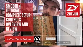 Zhiyun Smooth 4 Gimbal Tutorial ☑️ | complete setup, controls overview and review