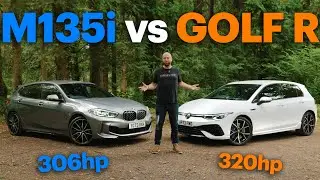 £30k hot hatch battle: BMW M135i vs VW Golf R