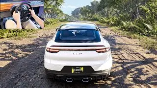 Porsche Cayenne Turbo GT - The Crew Motorfest (Steering Wheel gameplay)