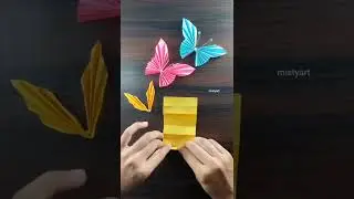 Paper butterfly making #shorts