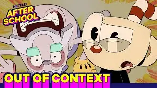 Cuphead Moments With NO CONTEXT for Over 6 Minutes🥤Cuphead | Netflix After School