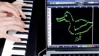 Drawing a Duck With a Piano (Live MIDI Art)