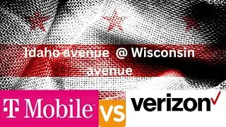 T-Mobile versus Verizon | Network speed testing | Idaho ave @ Wisconsin ave | Wash, DC