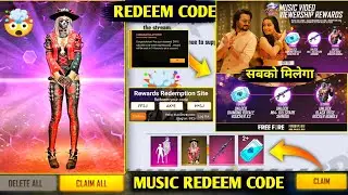 FREE FIRE REDEEM CODE FOR TODAY OCTOBER 30 | FF REWARDS REDEEM CODE | FF MUSIC REDEEM CODE TODAY