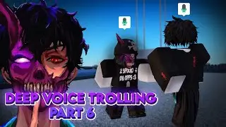TROLLING ROBLOX VOICE CHAT as a DEEP VOICE E-BOY IN EVADE | PART 6