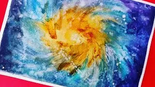 watercolour galaxy