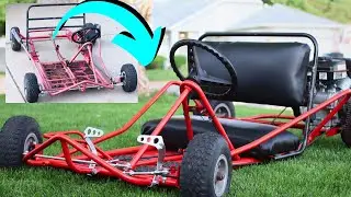 $40 Rusty Go Kart into Awesome $$$ Kart W/ Harbor Freight Predator