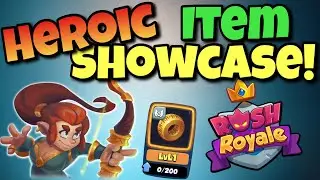 HEROIC ITEM SHOWCASE: Ring of Rhandum! - ALL ARCHER DECK! | Rush Royale