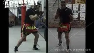 muay thai training - stance