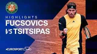 Marton Fucsovics vs Stefanos Tsitsipas | Round 1 | French Open 2024 Highlights 🇫🇷