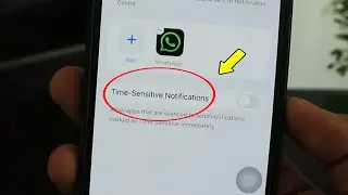 What is Time Sensitive Notification in iPhone | Time Sensitive Notification kya hota hai