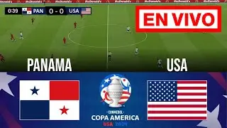 🔴PANAMÁ vs ESTADOS UNIDOS EN VIVO | Copa América 2024 | Transmisión completa del partido