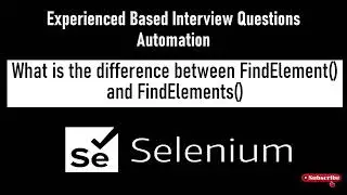 What is the difference between findElement() and findElements()?