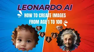 How to Create Images from Age 1 to 100 Using AI Leonardo | Step-by-Step Tutorial