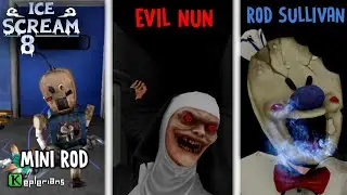 ICE SCREAM 8 ALL JUMPSCARES FANMADE!!!