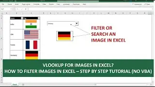 How to Lookup Images in #Excel ( No VBA Needed) |  TechSifu