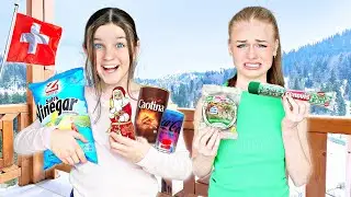 First Time Trying SWISS CANDY & SNACKS! | Family Fizz