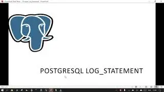 PostgreSQL : PostgreSQL log_statement