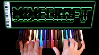 Drawing the Minecraft Logo with a Piano (Live MIDI Art)