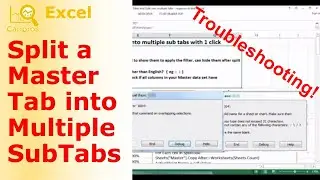 [Reply to Question!] Troubleshooting: Why my Split Macro does not work?