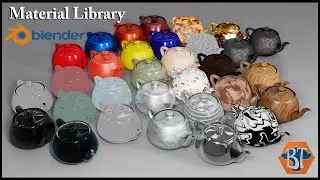 Blender 2.81 - Material Library Free addons