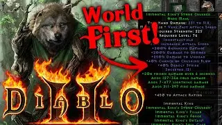 IMMORTAL KING SET on DRUID RULES | Diablo 2 Resurrected