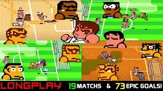 Kunio Kun no Nekketsu Soccer League (Goal 3) NES Longplay