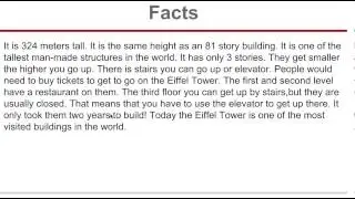 Eiffel Tower Facts