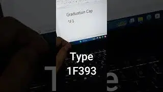 Graduation Cap 🎓 Symbol in Ms Word #shorts #words #symbol #trending #tricks #shortcut