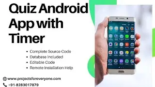 Aptitude / Quiz Android App with Timer, Source Code and Database | Android Quiz App