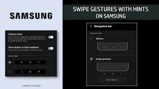 How to Enable Swipe Gestures with Gesture Hints on Samsung 2023