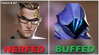 OMEN BUFFED | CHAMBER NERFED (Patch 8.07)