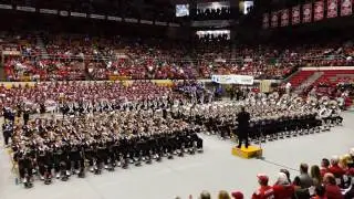 Slow Fight Song at Skull Session Ohio State Marching Band 11 26 2016 OSU vs MI