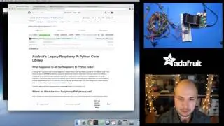 Raspberry Pi & Python 3 code with Tony D! @adafruit #LIVE