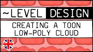 Creating a toon low-poly cloud 🇬🇧 [~LEVEL DESIGN #27]