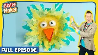 Mister Maker 🎨 Series 1, Episode 10 | Animal Faces Tissue Paper Plate 🍽 | FULL EPISODE