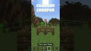 How to make a charged creeper in minecraft