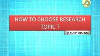 How To Choose Research Topics | Basic Guidelines