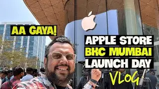 Apple BKC Mumbai Store Launch Day With CEO Tim Cook & Fans