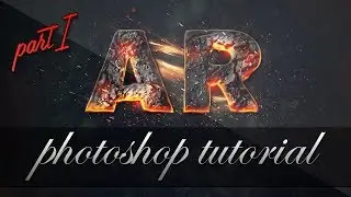 Magma Text Effect [Part 1] | Photoshop Tutorial