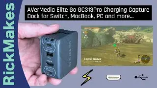 AVerMedia Elite Go GC313Pro Charging Capture Dock for Switch, MacBook, PC and more...