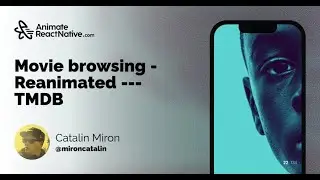 🛑 [Part 1] React Native Movies using Reanimated and TMDB API
