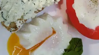 Простой способ приготовления яиц пашот. Быстро и удобно, если нужно приготовить на свю семью