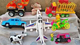 toy video | gadi wala cartoon | toy helicopter ka video | tractor, jcb, train 114 dollar investment