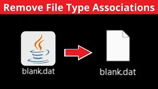 How To Remove File Type Associations In Windows 11 - Unset A Default App For A File Type Extension